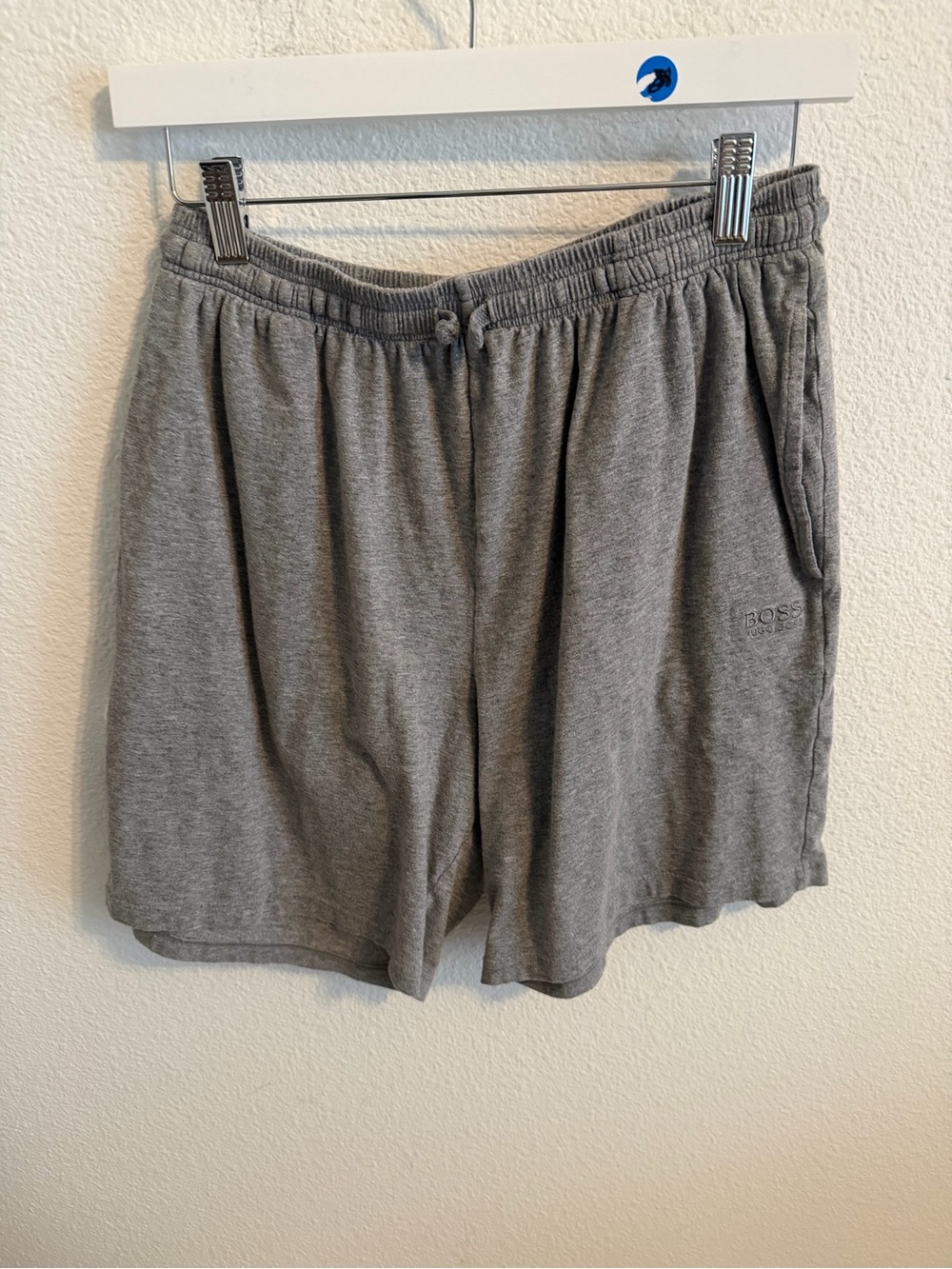 Hugo Boss Gray Athletic Drawstring Shorts
